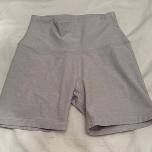 Aritzia Light Gray Bike Shorts
